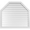 Ekena Millwork Octagonal Top Surface Mount PVC Gable Vent w/ 2"W x 2"P Brickmould Sill Frame, 40"W x 36"H GVPOT40X3603SN - alternate 1